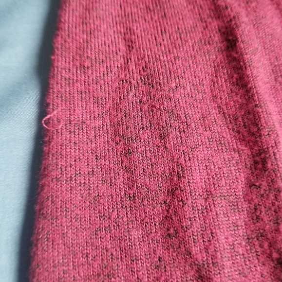 Maroon Hoodie Dress/ Cover-up/ Nightgown - Picture 2 of 3